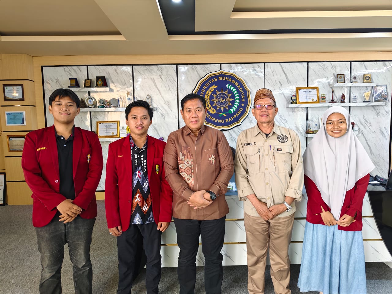 Rektor UMS Rappang Terima Kunjungan Silaturahmi Pengurus Baru PC IMM Sidrap