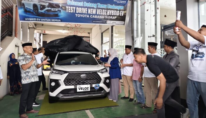 Hadiri Peluncuran Veloz Hybrid, Bupati Sidrap Banggakan Pertumbuhan Ekonomi Daerah