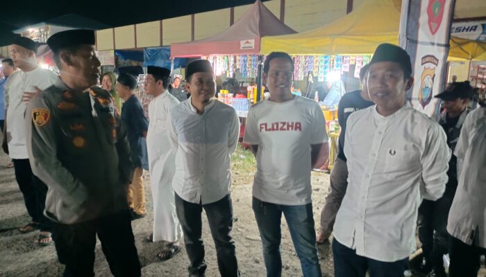Amankan Gebyar Ramadhan FLOZHA, Kapolsek Baranti Sampaikan Imbauan Kamtibmas