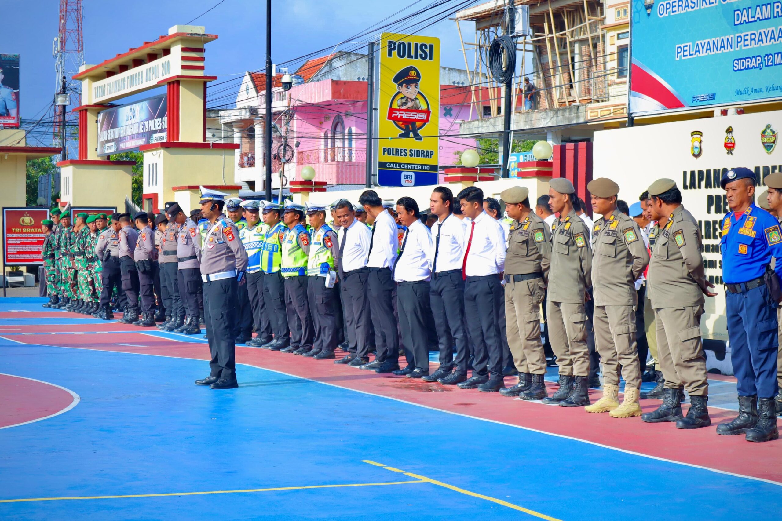 Amankan Idulfitri 1447 H, Polres Sidrap Gelar Pasukan Operasi Ketupat 2026