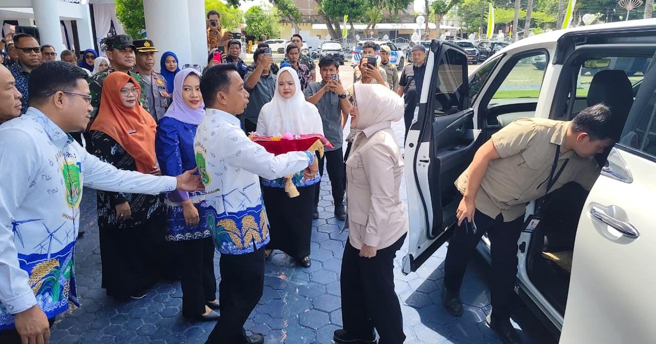 Tinjau Lumbung Pangan Sidrap, Kepala BPS RI Lepas Pengiriman Beras dan Telur