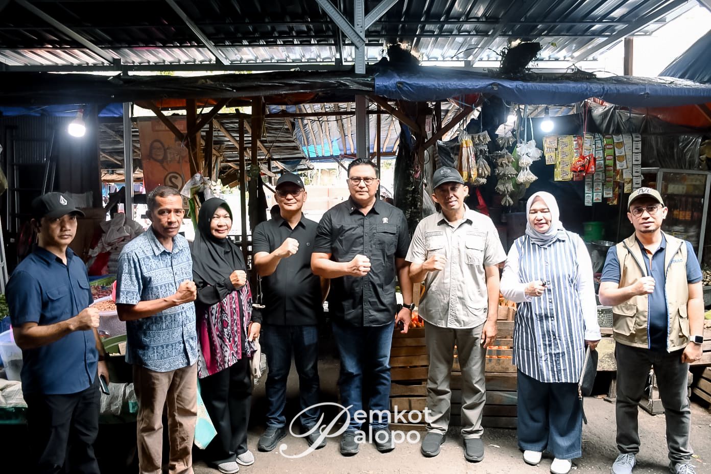 Pantau Pasar Niaga Palopo, Satgas Saber Ancam Cabut Izin Pedagang Nakal