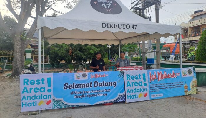 Pemprov Sulsel Hadirkan Rest Area Andalan Hati di Masjid Agung Sidrap