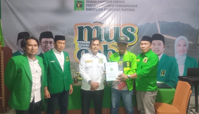 Ikuti Muscab Serentak se-Sulsel, PPP Sidrap Tetapkan Lima Formatur Kepengurusan