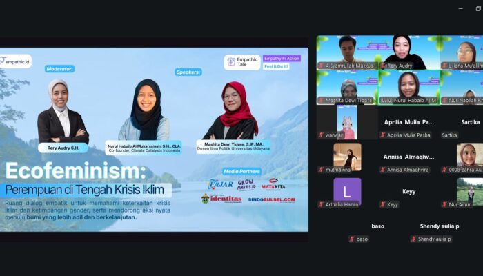 Dari Hari Bumi, Empathic Talk Vol II Gaungkan Peran Perempuan Hadapi Krisis Iklim