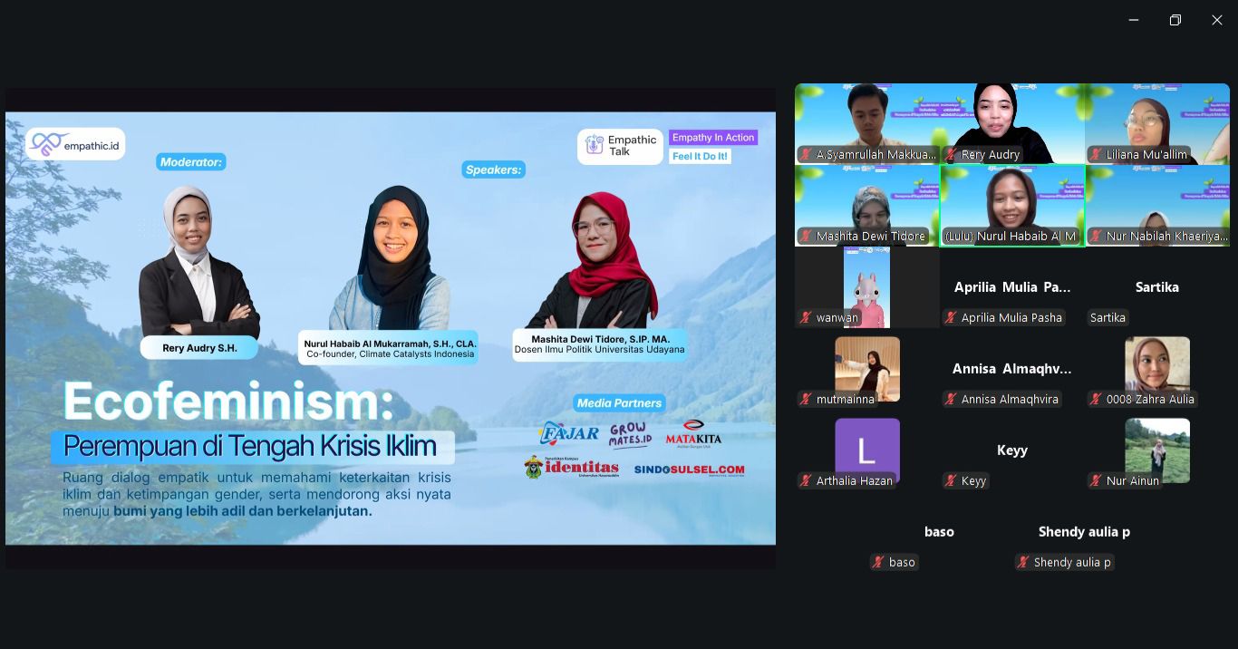 Dari Hari Bumi, Empathic Talk Vol II Gaungkan Peran Perempuan Hadapi Krisis Iklim