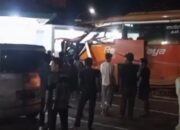 Tabrakan Truk Tangki dan Bus di Luwu