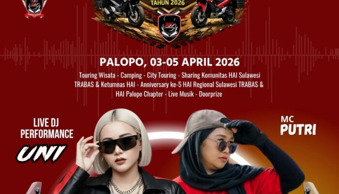 Promosikan Wisata Tana Luwu, Bupati Patahudding Dukung Penuh Jamda Komunitas Honda ADV