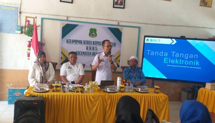 Sinergi Kominfo Sidrap dan K3S Dua Pitue Percepat Transformasi Digital di Sekolah