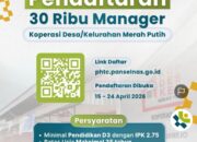 Rekrut 30 Ribu Manajer Koperasi Merah Putih, Pemerintah Siapkan SDM Muda Penggerak Ekonomi Desa