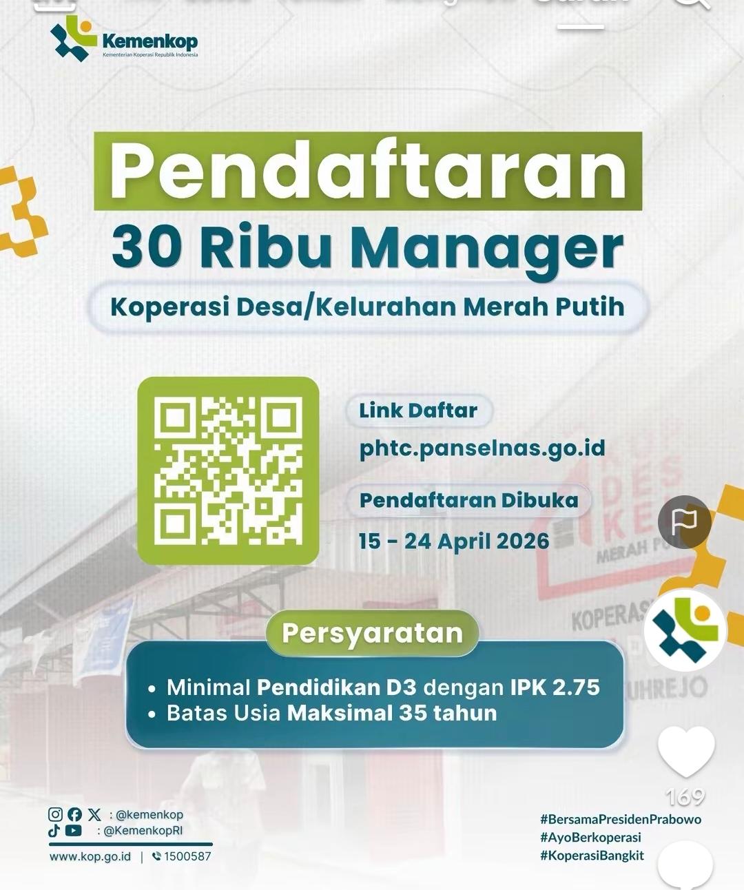 Rekrut 30 Ribu Manajer Koperasi Merah Putih, Pemerintah Siapkan SDM Muda Penggerak Ekonomi Desa