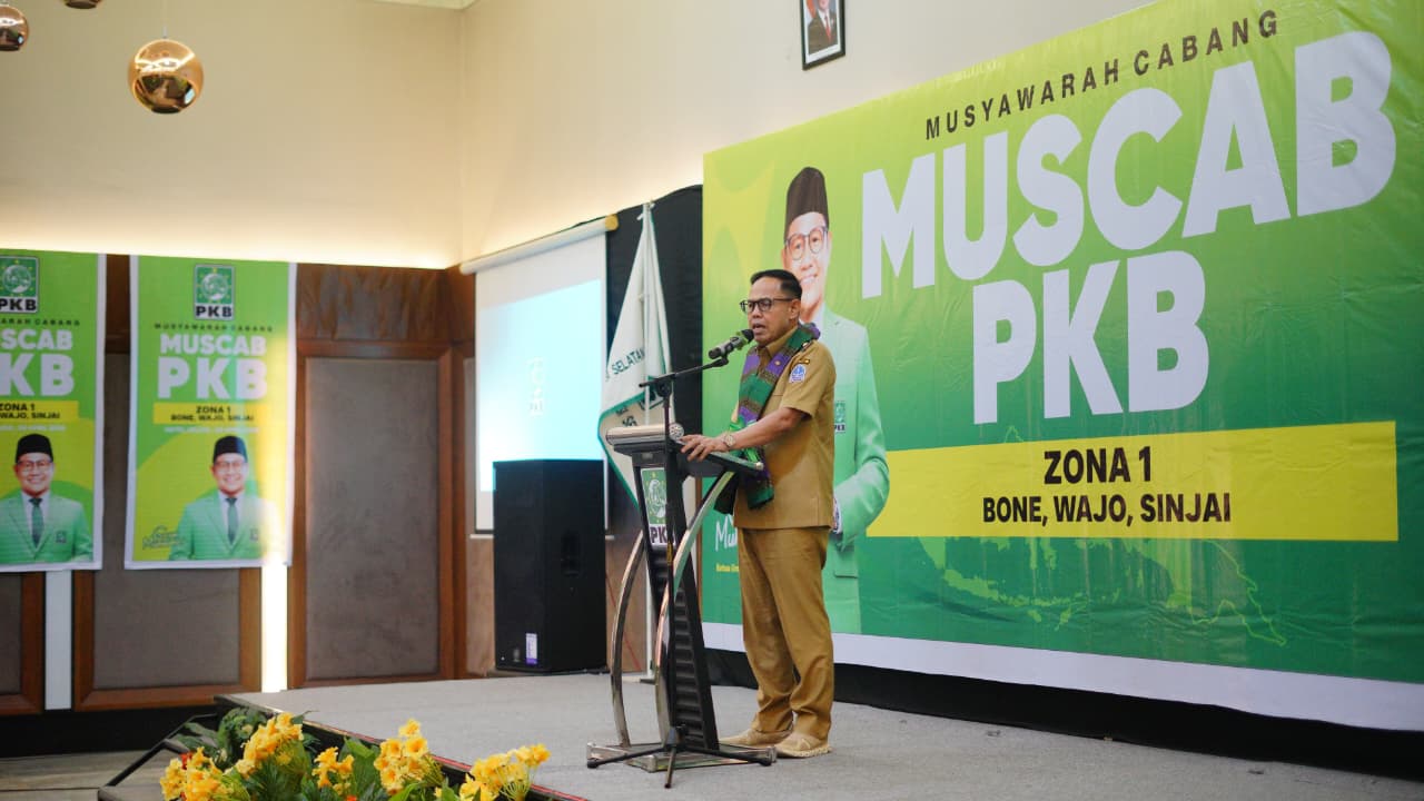 Hadiri Muscab PKB Bone, Wabup Ingatkan Kader Jangan Lupakan Janji kepada Masyarakat