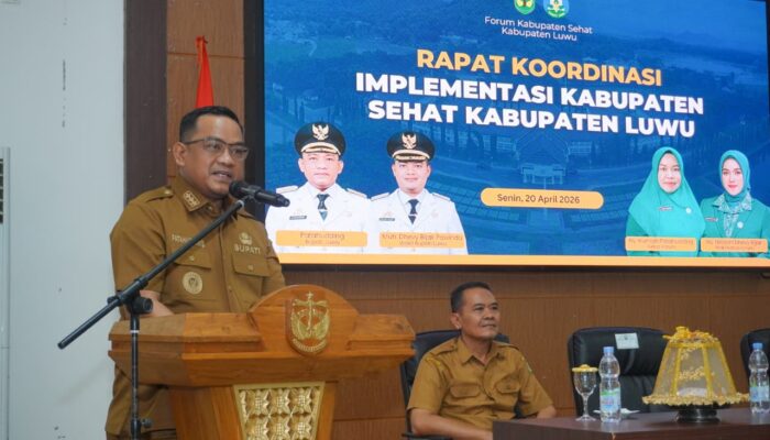 Bupati Luwu Wajibkan OPD Bersih-Bersih 1 Jam Sehari