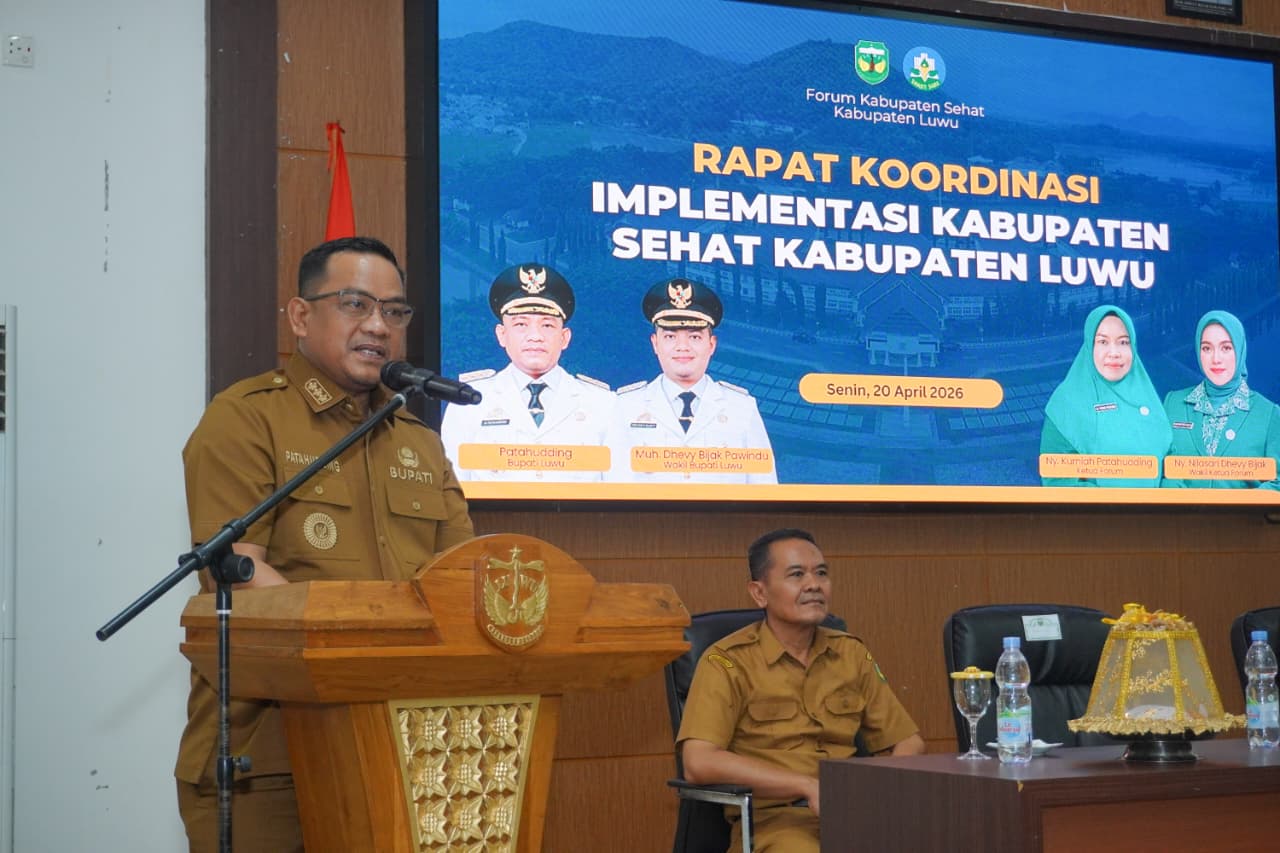 Bupati Luwu Wajibkan OPD Bersih-Bersih 1 Jam Sehari