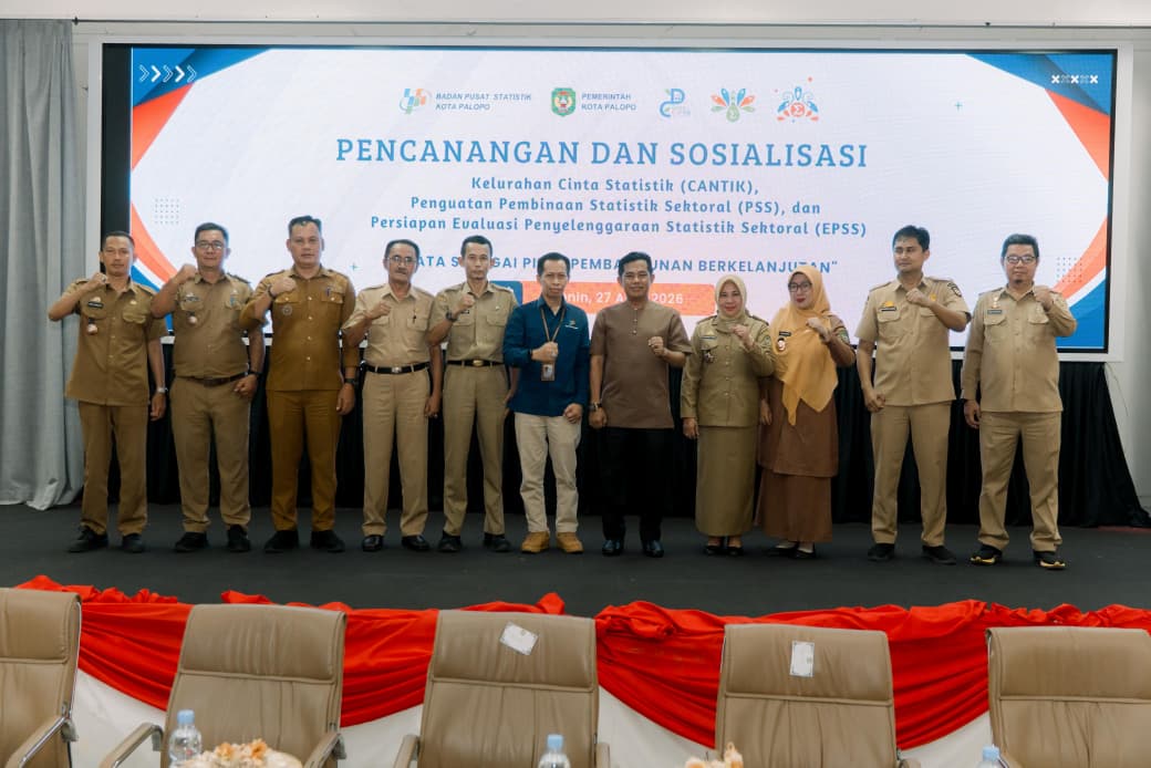 Dorong Pembangunan Berbasis Data, BPS dan Pemkot Palopo Canangkan Program Kelurahan ‘Cantik’