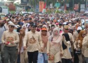 Ribuan Warga Padati Jalur Dua Masamba Ikuti Jalan Sehat HUT ke-27 Luwu Utara
