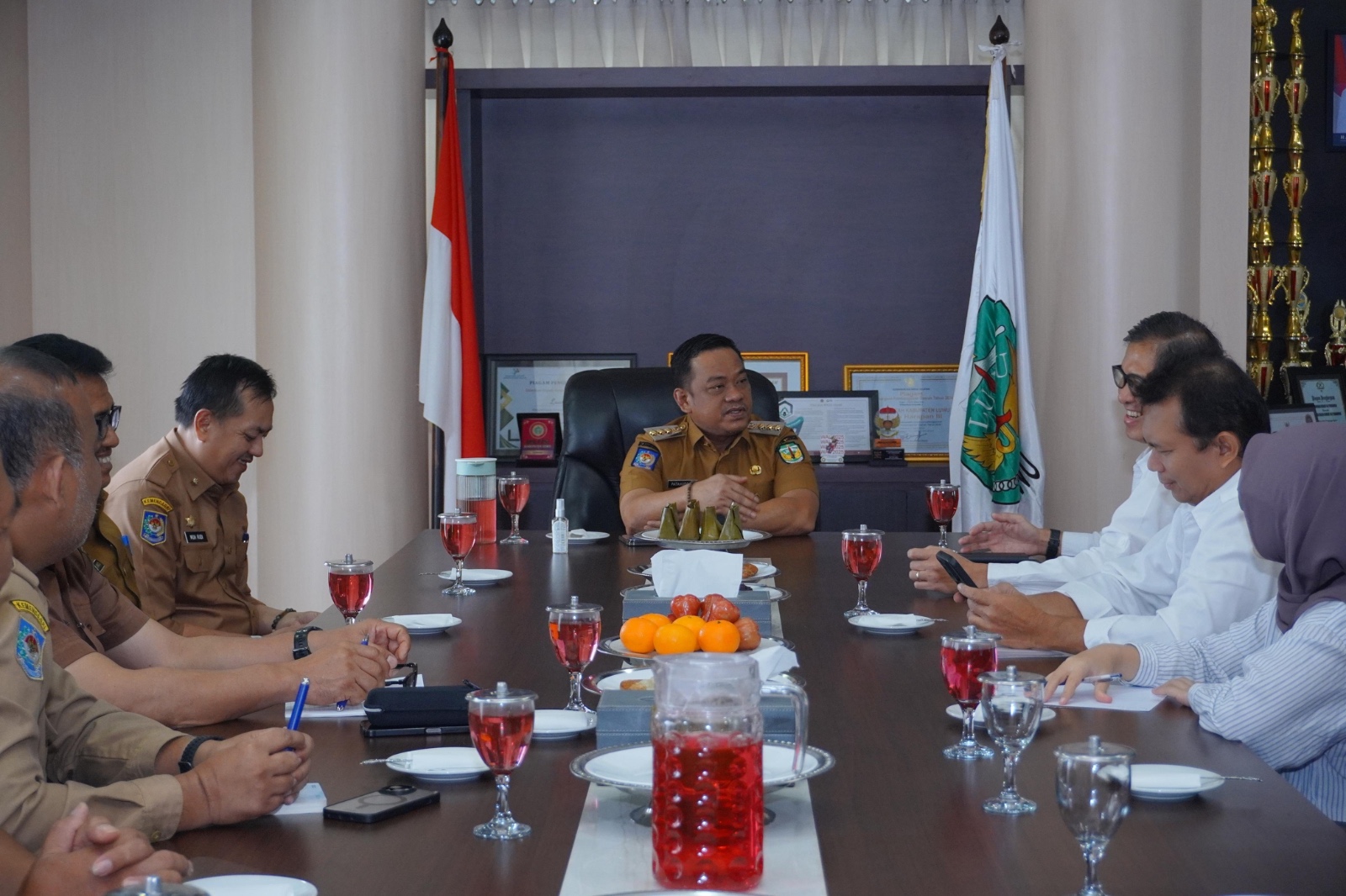Sambut Perwakilan Kementerian Lingkungan Hidup, Patahudding Paparkan Program Penghijauan Luwu