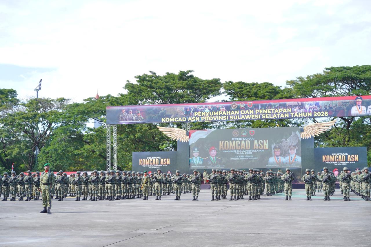 ASN Sulsel Ditetapkan sebagai Komponen Cadangan 2026, Perkuat Pertahanan Negara