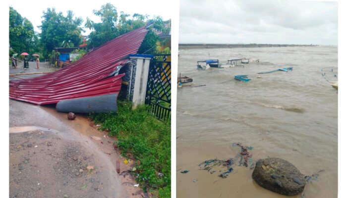 Puting Beliung Terjang Pesisir Bonepute, Rumah dan Perahu Nelayan Hancur