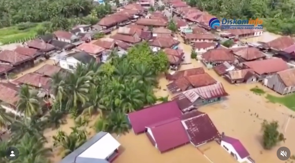 Air Bah Terjang Musi Rawas Utara, 64 Ribu Jiwa Terdampak dan Empat Jembatan Putus