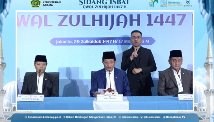 Tok! Pemerintah Resmi Tetapkan Idul Adha 1447 H Jatuh pada Rabu 27 Mei 2026