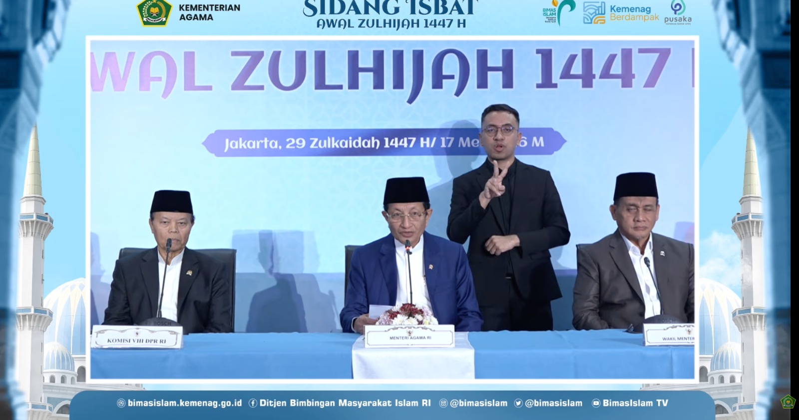 Tok! Pemerintah Resmi Tetapkan Idul Adha 1447 H Jatuh pada Rabu 27 Mei 2026