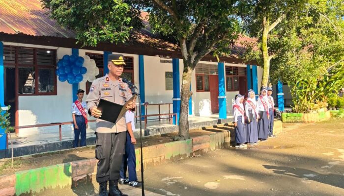 Police Goes To School di Palopo, Siswa SMPN 9 Diingatkan Hindari Tawuran dan Balap Liar