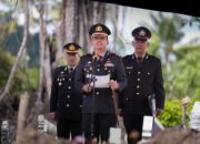Beri Penghormatan Terakhir, Kapolres Sidrap Pimpin Apel Persada Aiptu Iriansyah