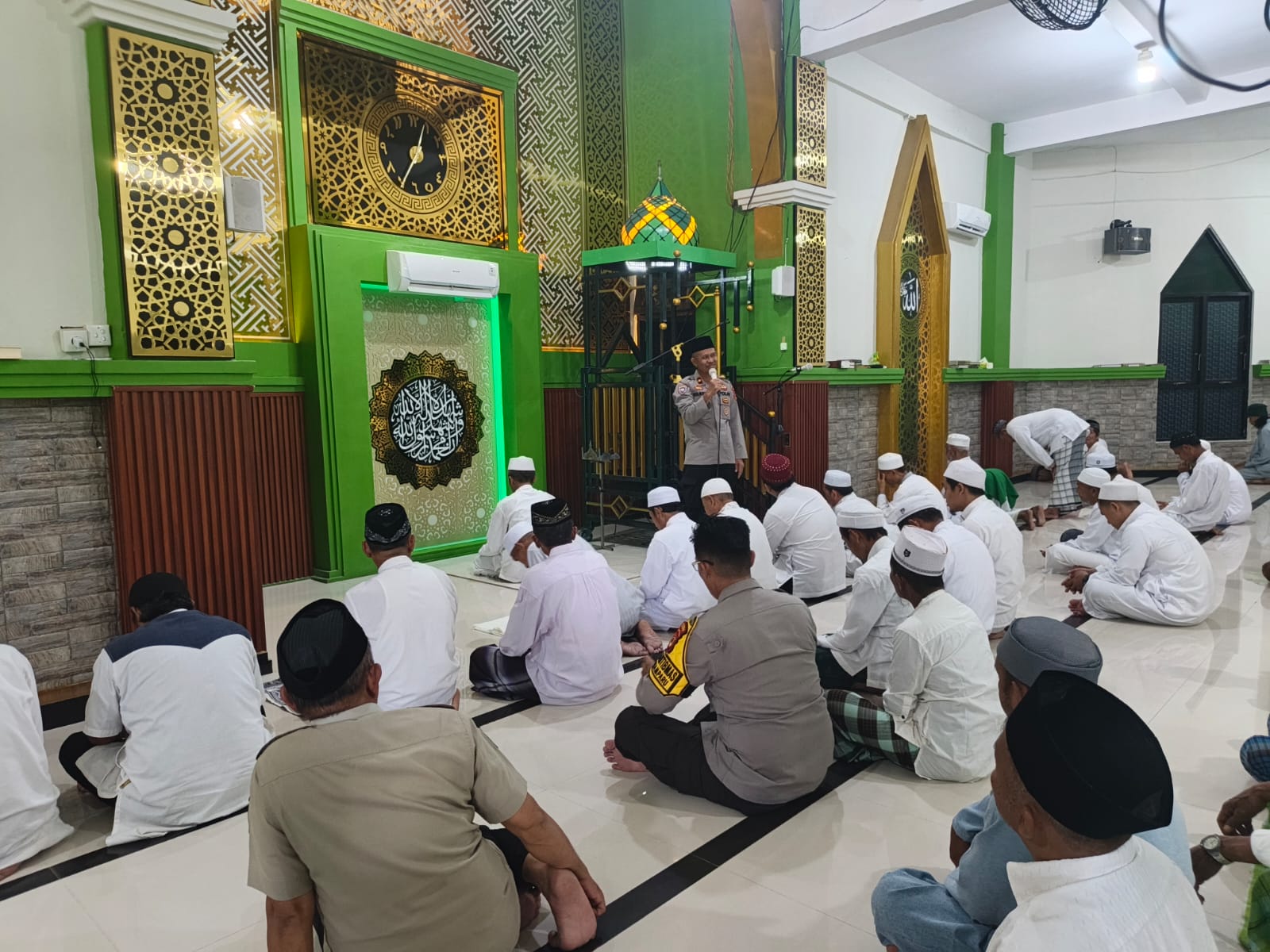 Pesan Kamtibmas Polres Palopo di Safari Jumat Jelang Idul Adha