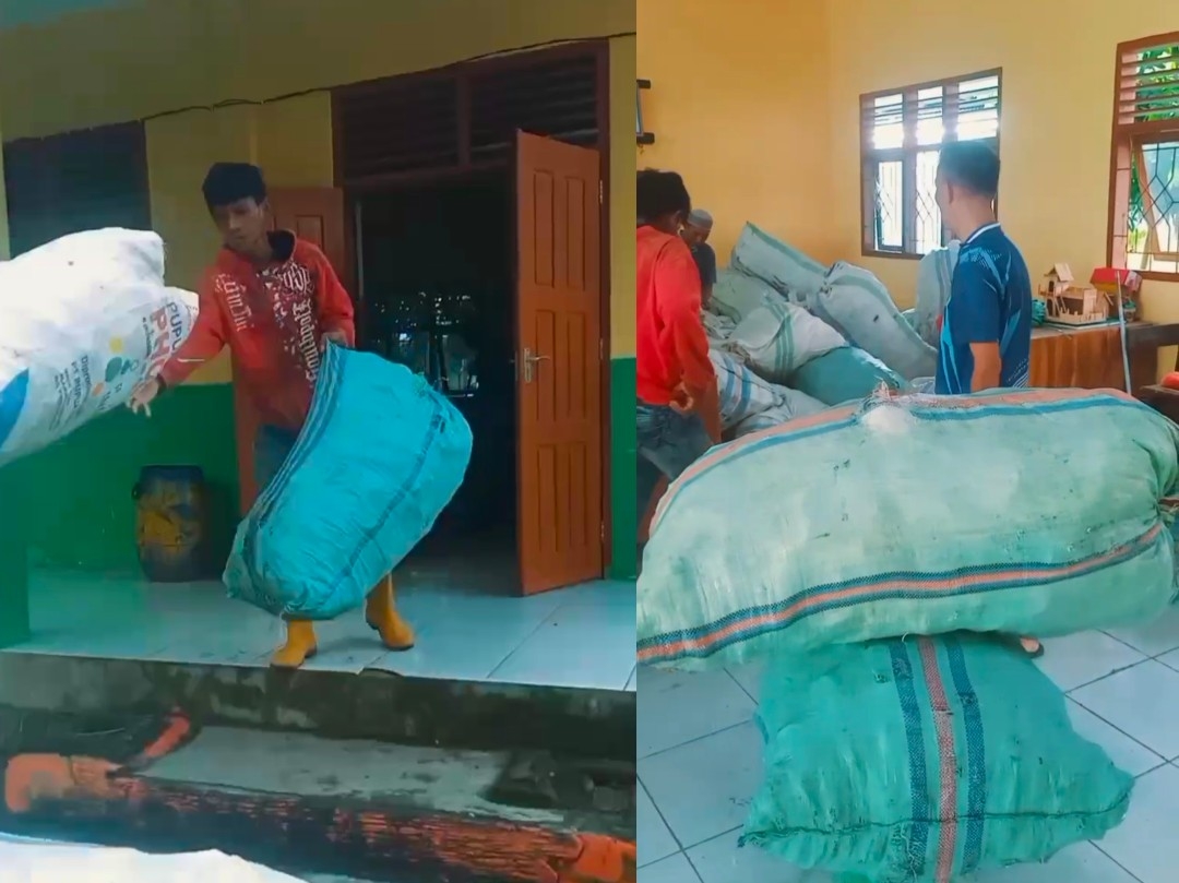 Olah Sampah Plastik Jadi Bernilai, SMPN 2 Watang Pulu Pikat Bupati Sidrap