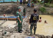 Wujud Pengabdian TNI, Kodim 1420 Sidrap Bangun Jembatan Armco di Desa Kanie