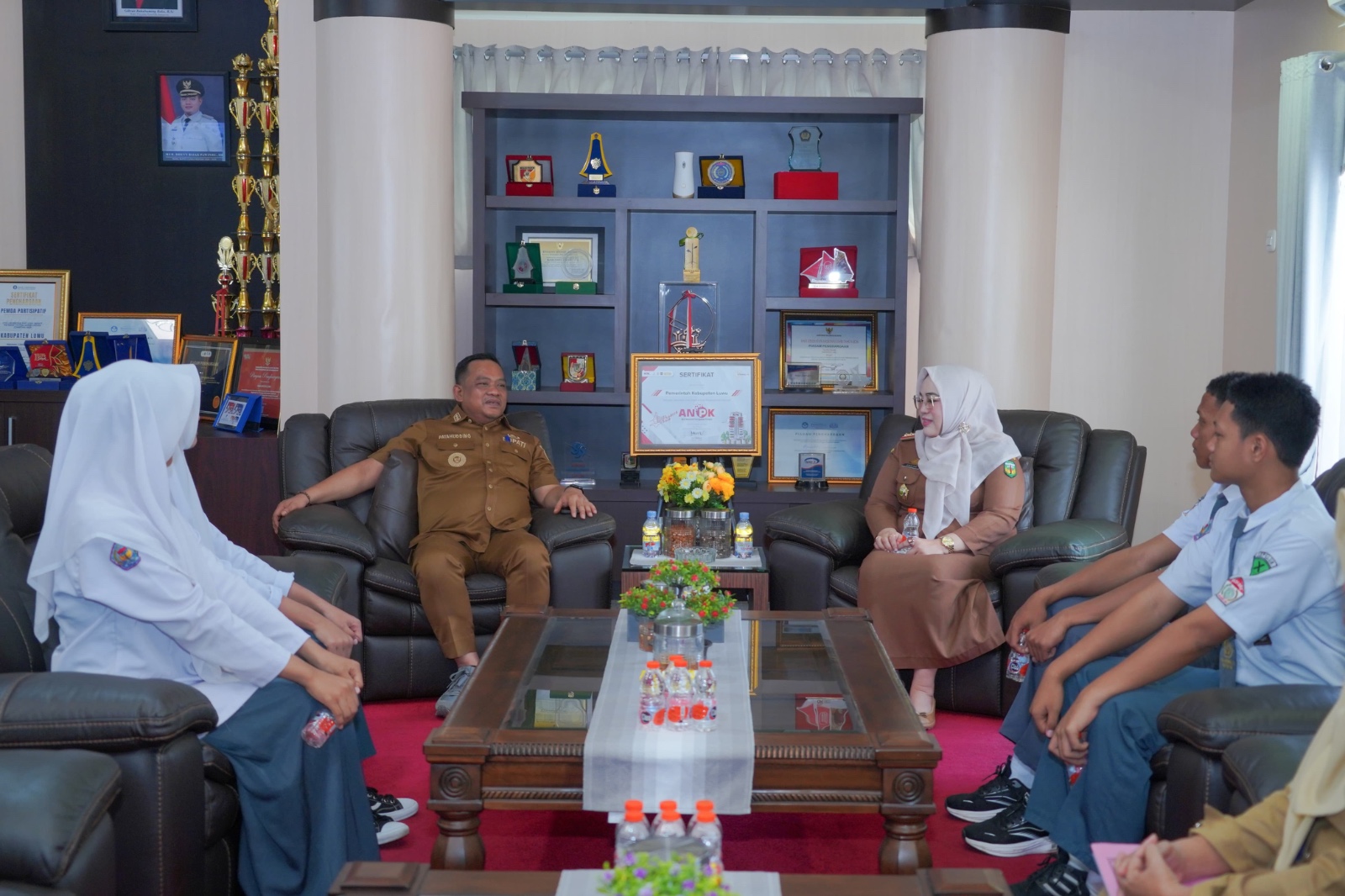 Maju Seleksi Paskibraka Sulsel 2026, Empat Siswa Luwu Dapat Wejangan Bupati