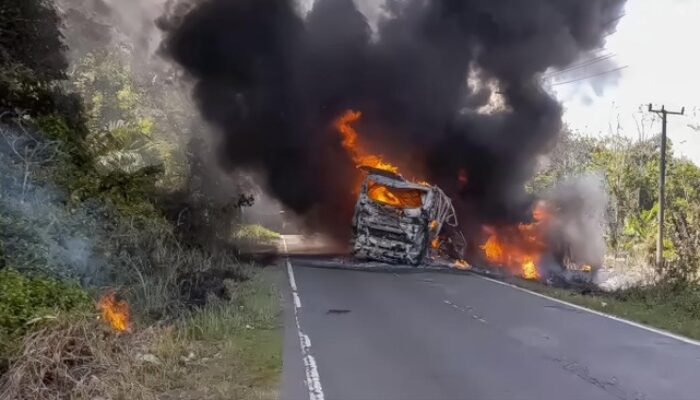 Adu Banteng di Karang Jaya, 14 Penumpang Bus dan 2 Awak Truk BBM Meninggal Dunia