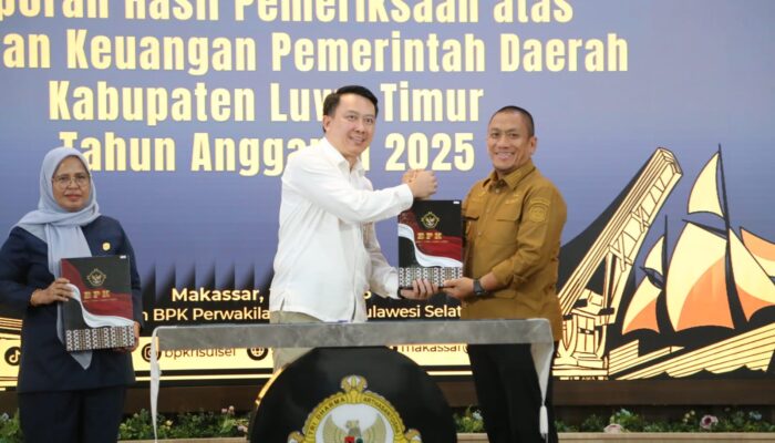 Pemkab Luwu Timur Sukses Raih Opini WTP ke-14 dari BPK RI Sulsel