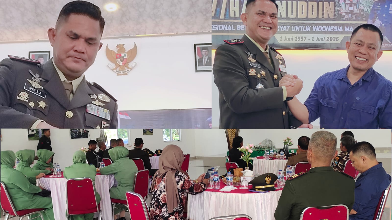 Penuh Khidmat, Kodim 1420 Sidrap Peringati HUT ke-69 Kodam XIV Hasanuddin Bersama Warga