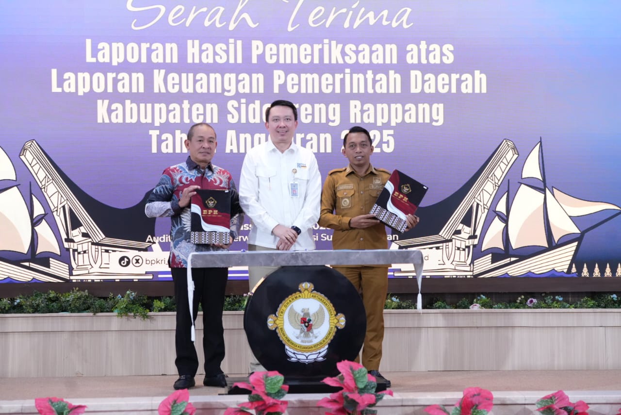 Cetak Rekor Satu Dekade, Pemkab Sidrap Sukses Pertahankan Opini WTP ke-10 dari BPK