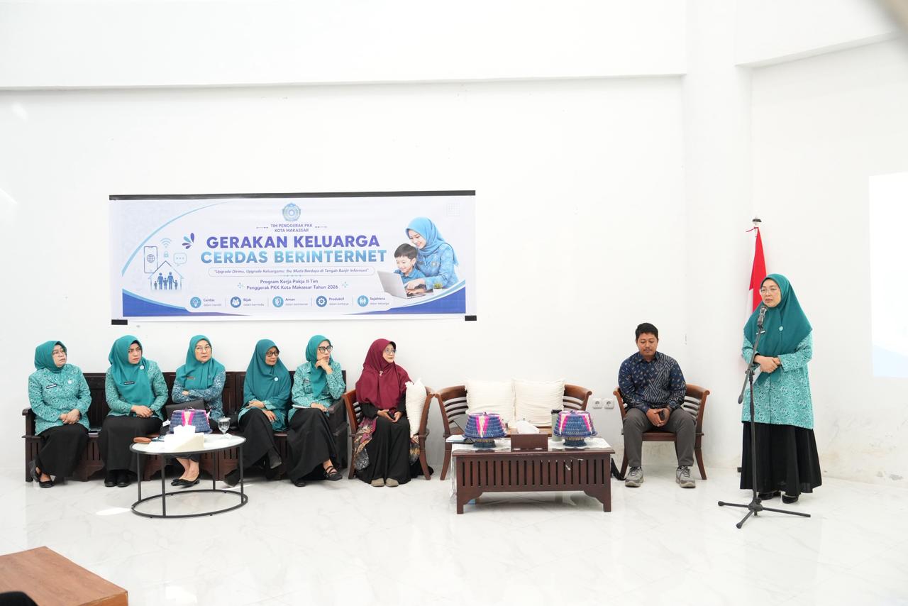 TP PKK Makassar Ajak Kader Jadi Pelopor Keluarga Cerdas Berinternet