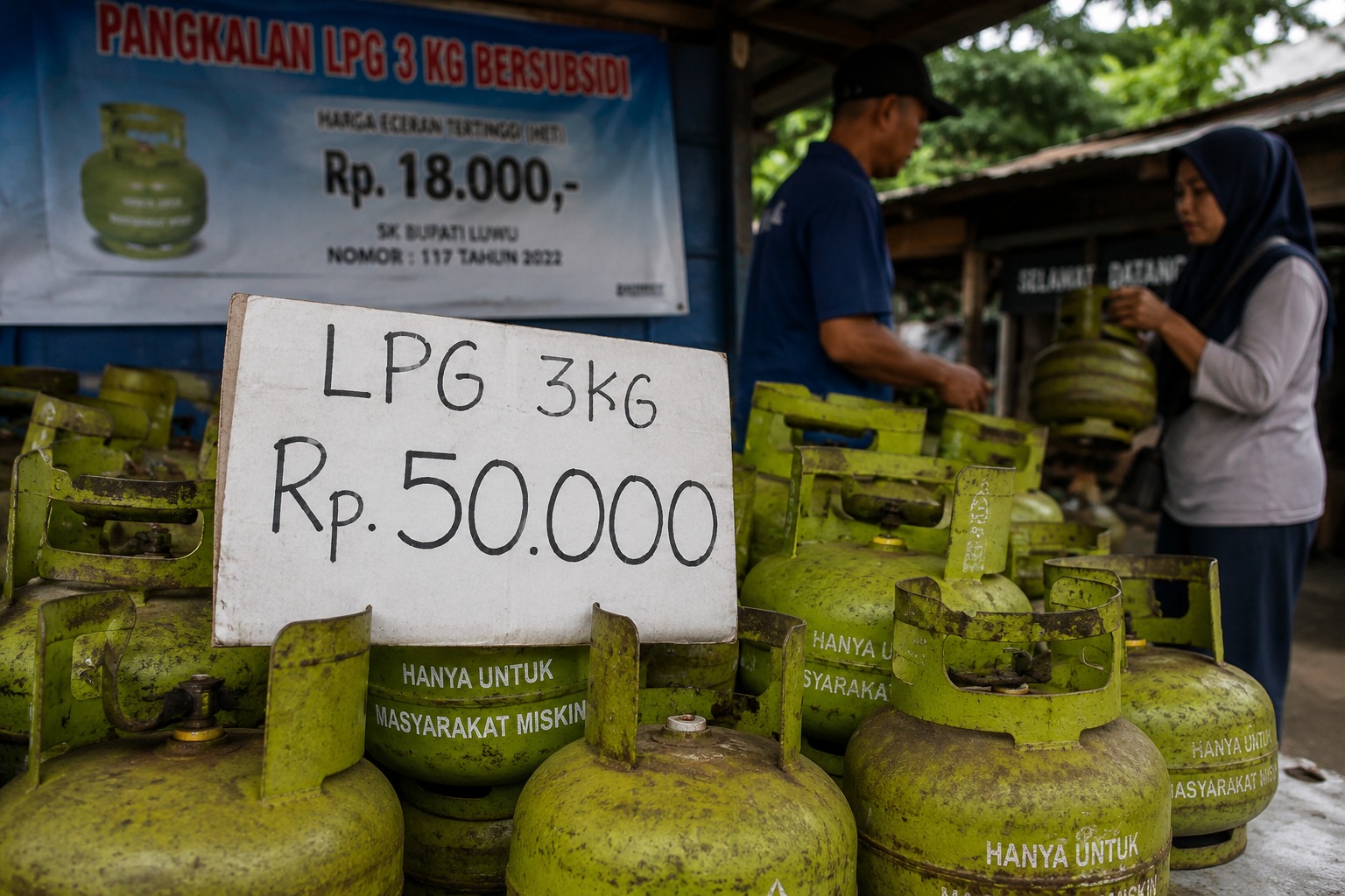 Disdag Luwu Ultimatum Agen dan Pangkalan Nakal: Jual LPG 3 Kg di Atas HET, Siap-Siap Ditindak!