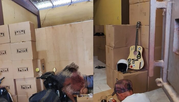 Rumah Kontrakan di Sidrap Diduga Jadi Gudang Penampungan Rokok Ilegal