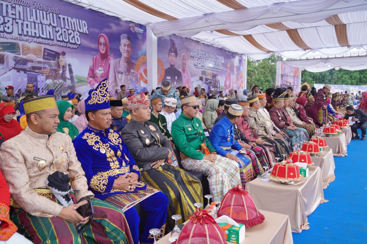 Hadiri HUT ke-23 Luwu Timur, Wakil Bupati Luwu Tekankan Sinergi Luwu Raya