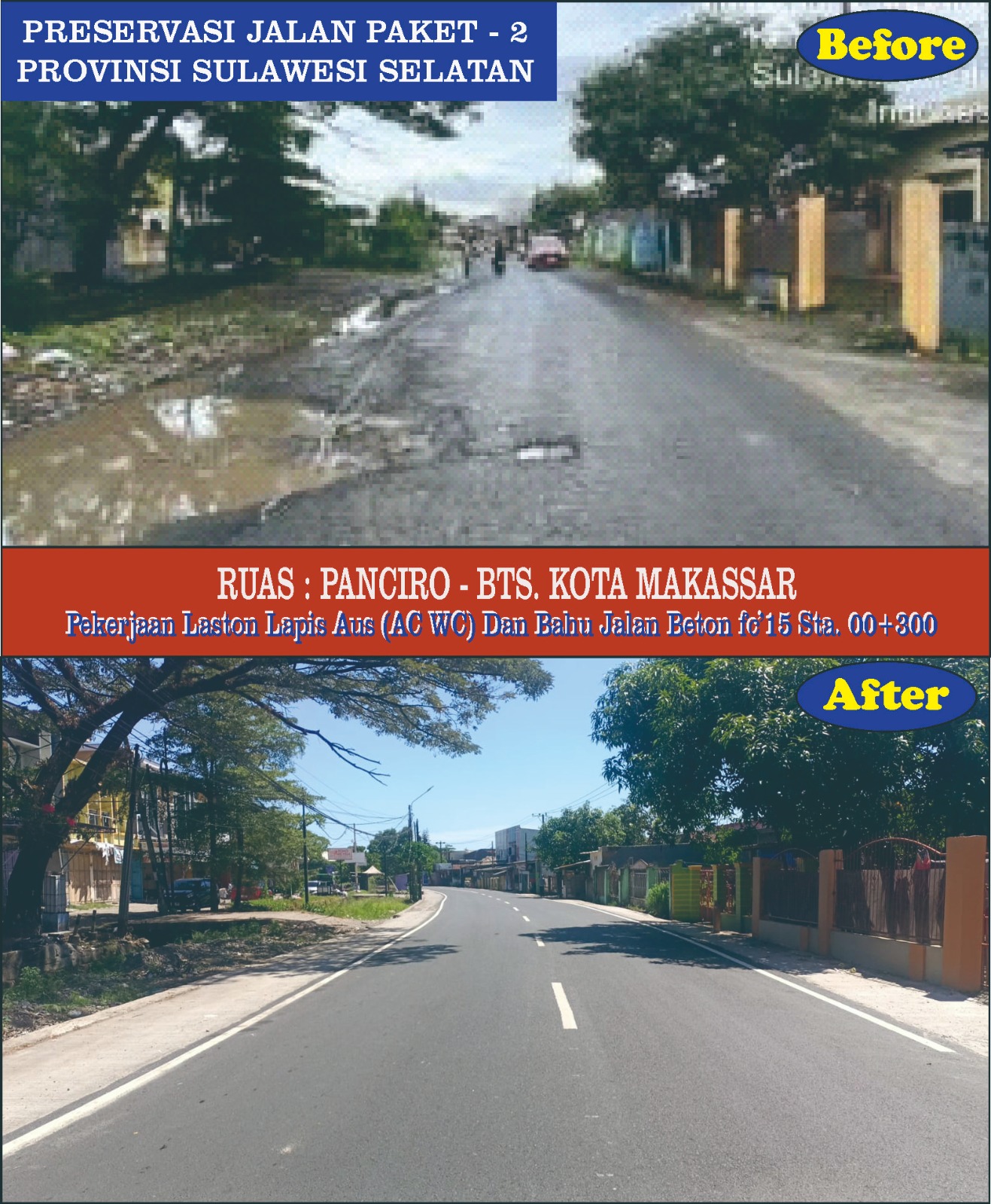 Dulu Rusak, Kini Mulai Tertangani, Progres Jalan Strategis Sulsel Terus Berjalan Lewat MYP