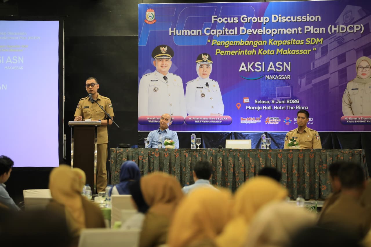 Lewat HCDP, Pemkot Makassar Siapkan ASN Adaptif Hadapi Era Transformasi Digital