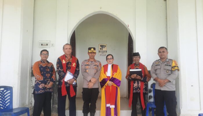 Redam Tawuran Remaja, Sat Binmas Polres Palopo Gelar Penyuluhan di Gereja Toraja Zion Lappo