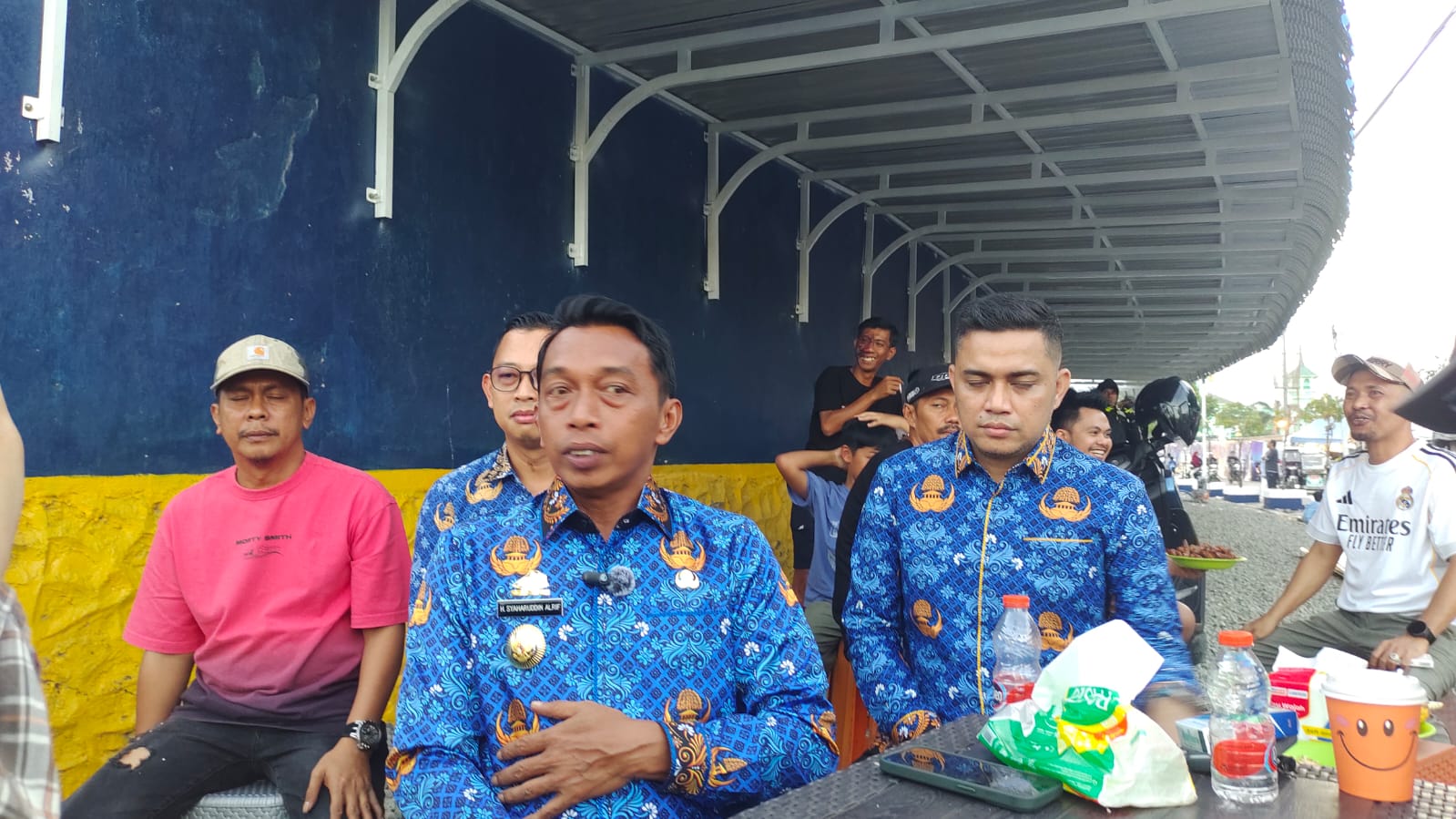 Tingkatkan Ekonomi Warga, Bupati Sidrap Tinjau Pembangunan 30 Lapak UMKM di Ganggawa