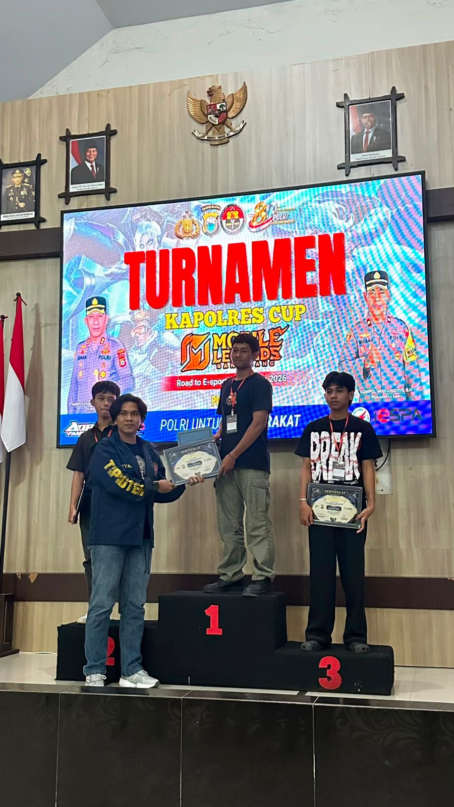 Wawo Gank Sabet Juara Pertama Turnamen MLBB Polres Luwu Road to Kapolri Cup 2026