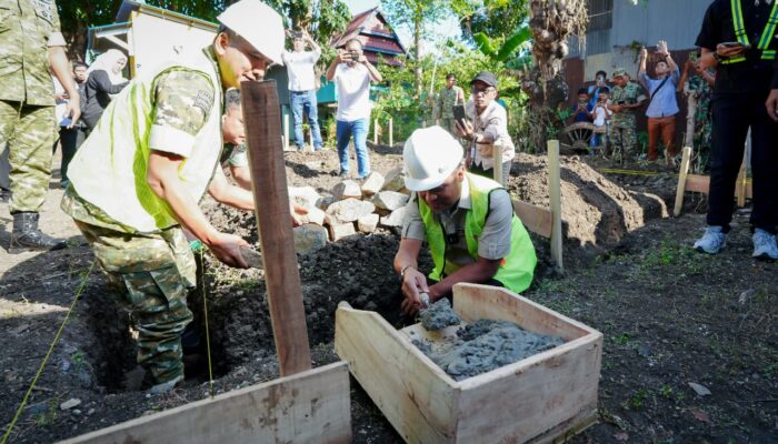 Gandeng TNI, Gubernur Sulsel Kebut Proyek Rumah Layak Huni untuk MBR di Takalar