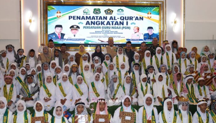 Luluskan 120 Santri TPA, PGN Sidrap Perkokoh Fondasi Generasi Qurani