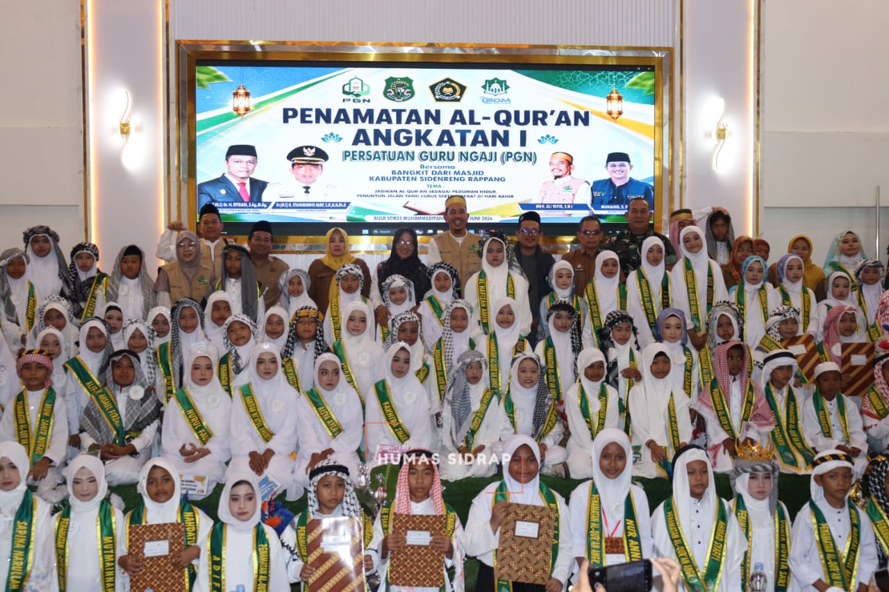 Luluskan 120 Santri TPA, PGN Sidrap Perkokoh Fondasi Generasi Qurani