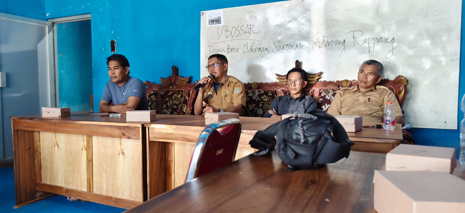 Konsolidasi Perdana, Pengurus KONI Sidrap Matangkan Persiapan Pelantikan