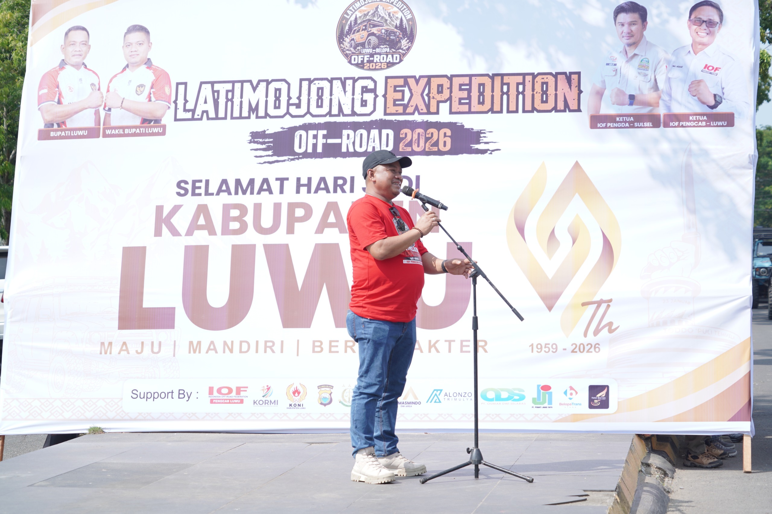 HUT ke-67 Luwu, 100 Offroader Jelajahi Wisata Alam